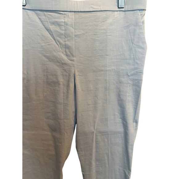 Theory Treeca Pull On Pants Women’s Size 10 Skylight Good Crunch Blue Linen NWT - Picture 5 of 9